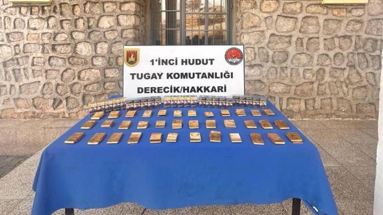 MSB duyurdu! Sınırda 36 kilo altın ele geçirildi
