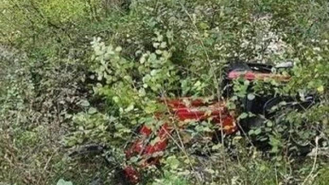 Ordu'da feci kaza! Şarampole devrilen traktörün sürücüsü öldü