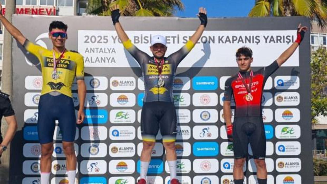 Büyükşehirli pedallar sezonu 7 madalya ile noktaladı