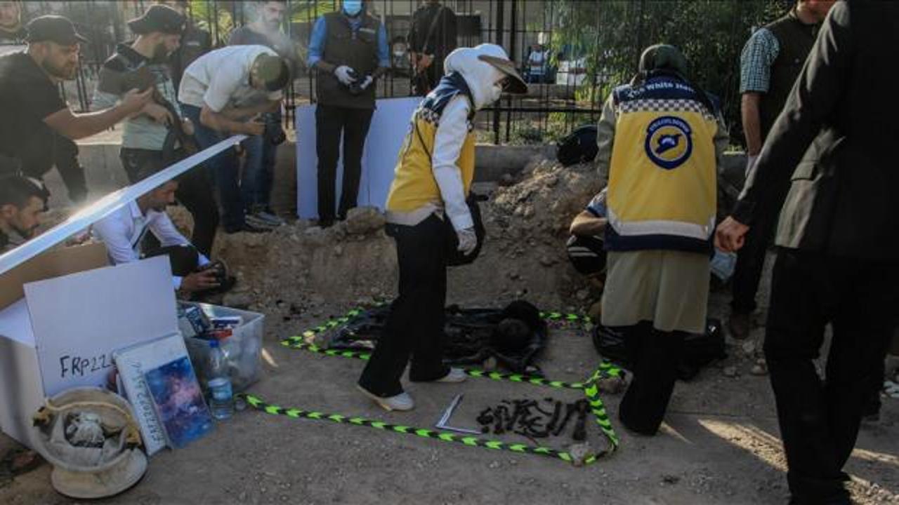Suriye'nin Şam kırsalında toplu mezar bulundu