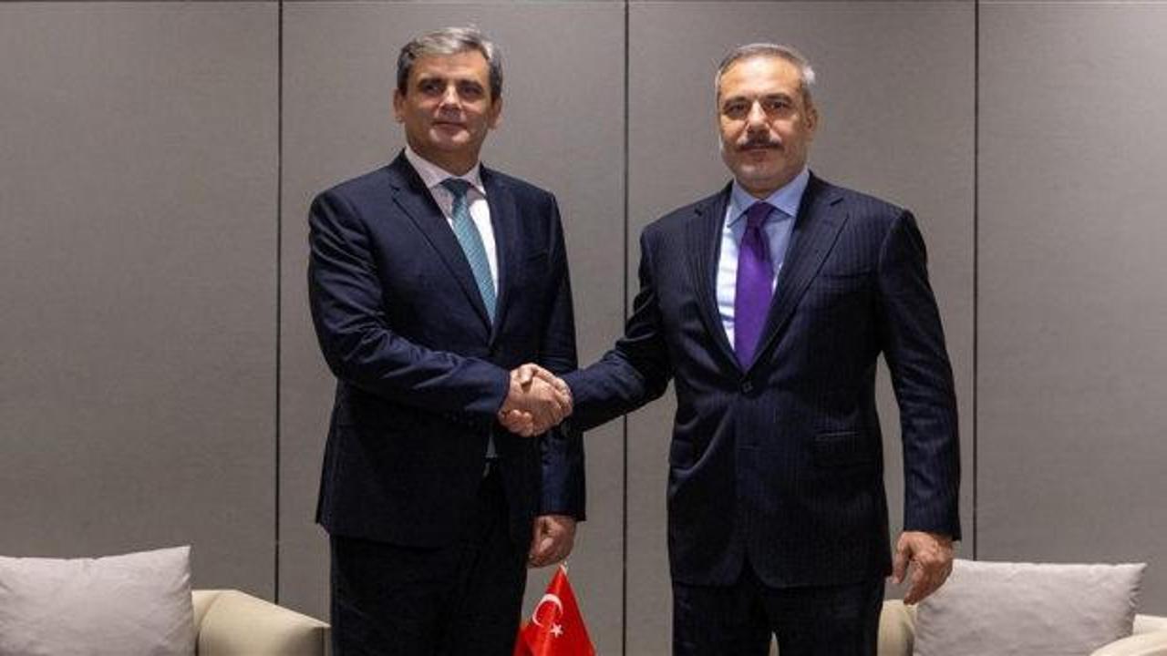 Bakan Fidan Karadağlı mevkidaşı İbrahimovic ile görüştü