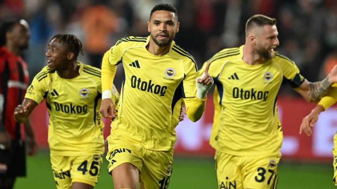 Fenerbahçe derbi öncesi farklı kazandı! Antep'te golcüler sahnede