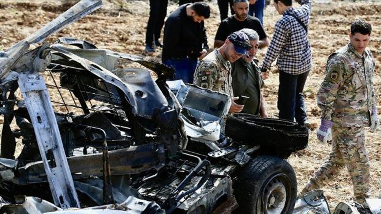 İsrail, Lübnan'ın güneyinde bir araca İHA ile saldırı düzenledi