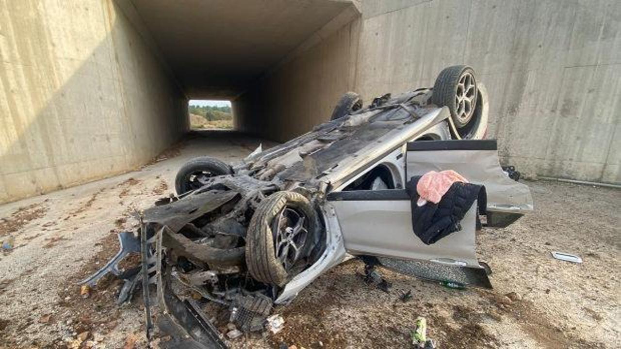 İstanbul-İzmir Otoyolu'nda feci kaza! Biri ağır, 4 kişi yaralı