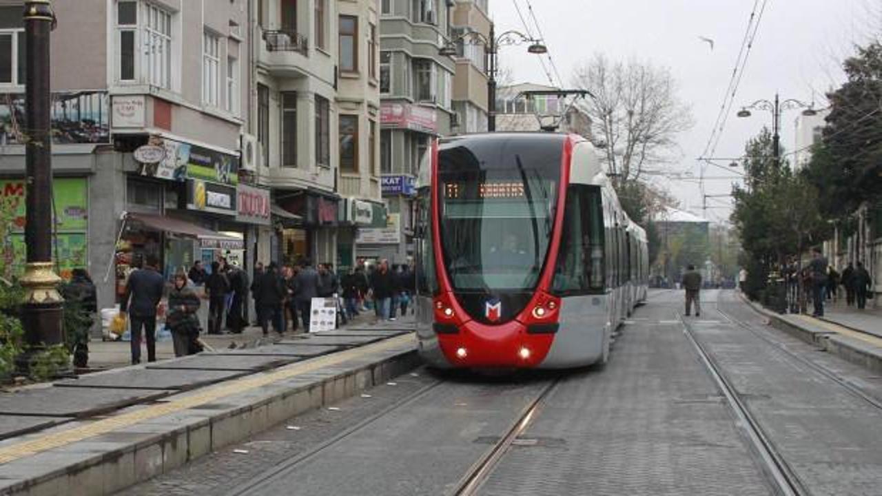 İstanbul'daki tramvay seferlerinde değişiklik yapıldı