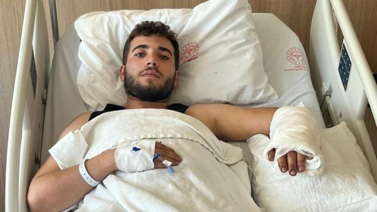 Köpeğin kafasından ve kolundan ısırdığı adam dehşet anlarını anlattı