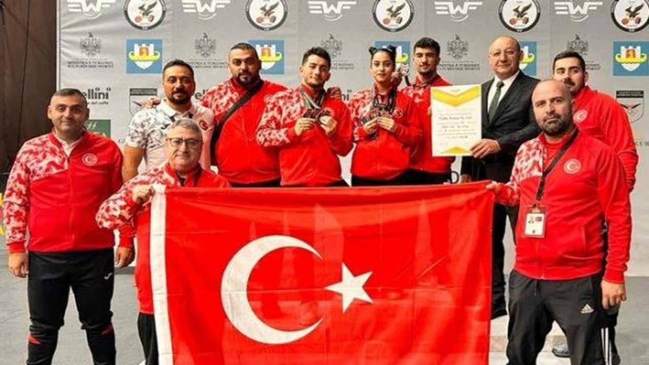 Milli sporculardan 5'i altın toplam 13 madalya