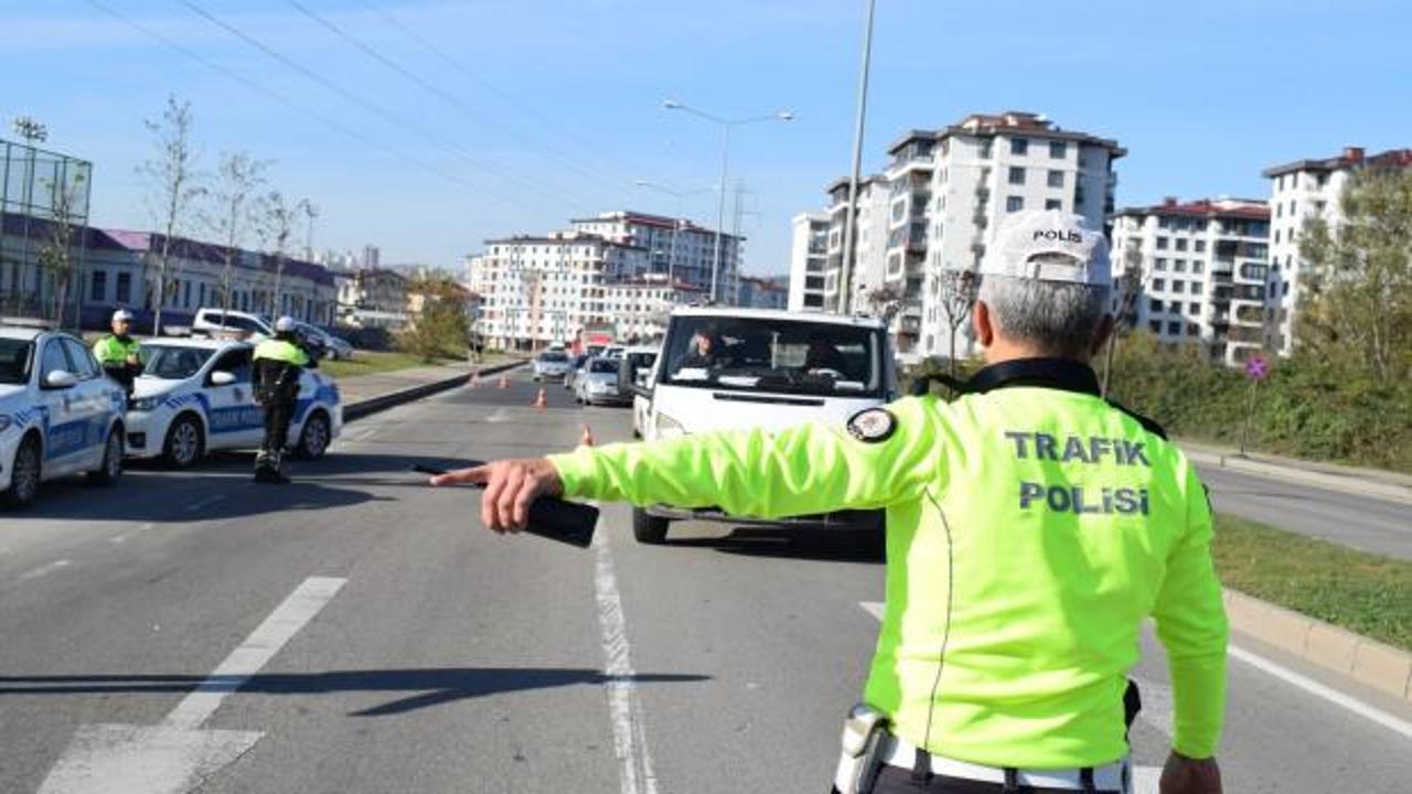 Ordu’da bir haftada 20 binden fazla araç ve sürücüsü denetlendi