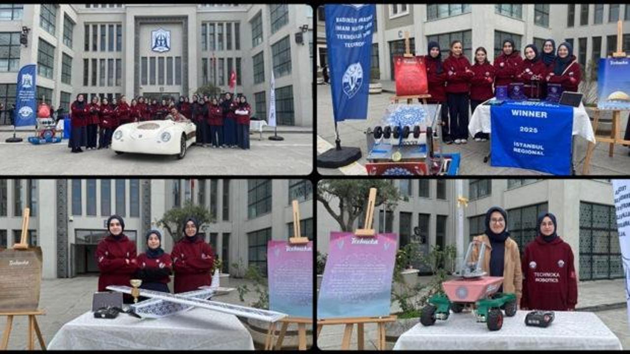 Kız öğrenciler, geliştirdikleri projelerle imam hatip geleneğini teknolojiyle buluşturuyor