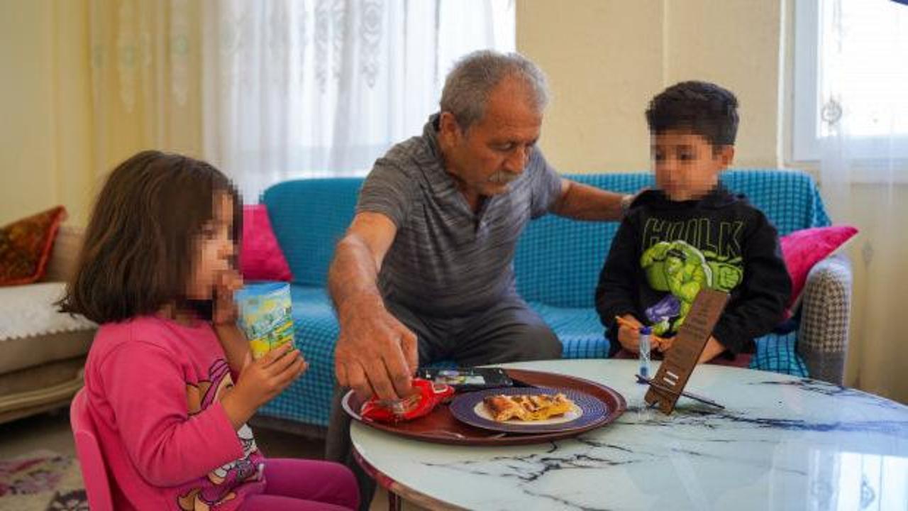 Kimsesiz kalan 3 torununa siper oldu! Dedenin dramı yürek yaktı