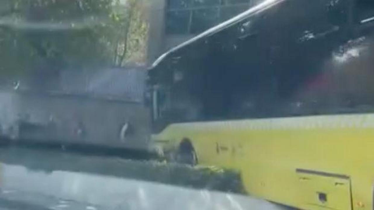 Beşiktaş'ta İETT otobüsü kaza yaptı! Şoför hayatını kaybetti