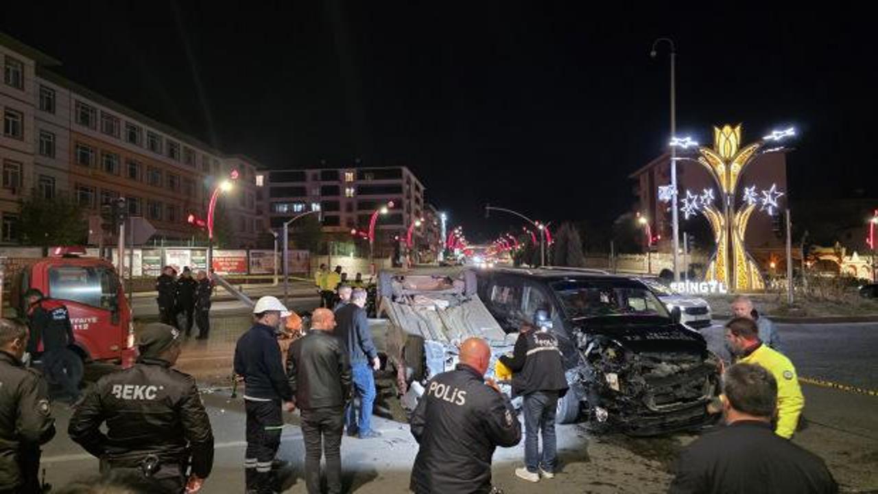 Bingöl'de trafik kazasında 4 kişi yaralandı