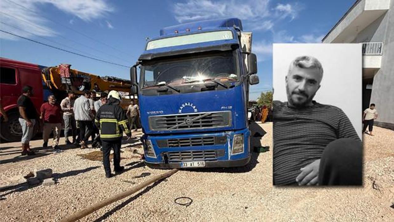 Lastiğini değiştirdiği TIR'ın altında kaldı