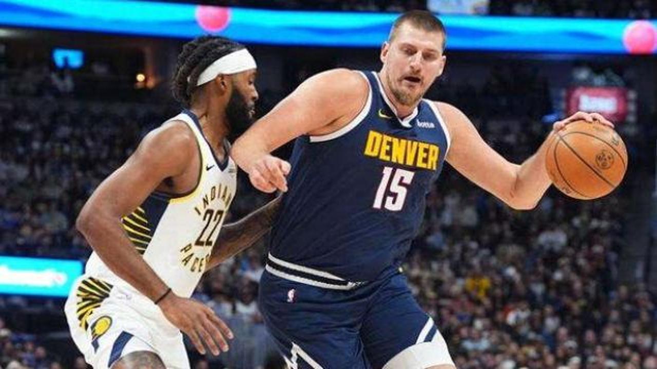 NBA'de Jokic "triple-double" yaptı! Nuggets seriye bağladı