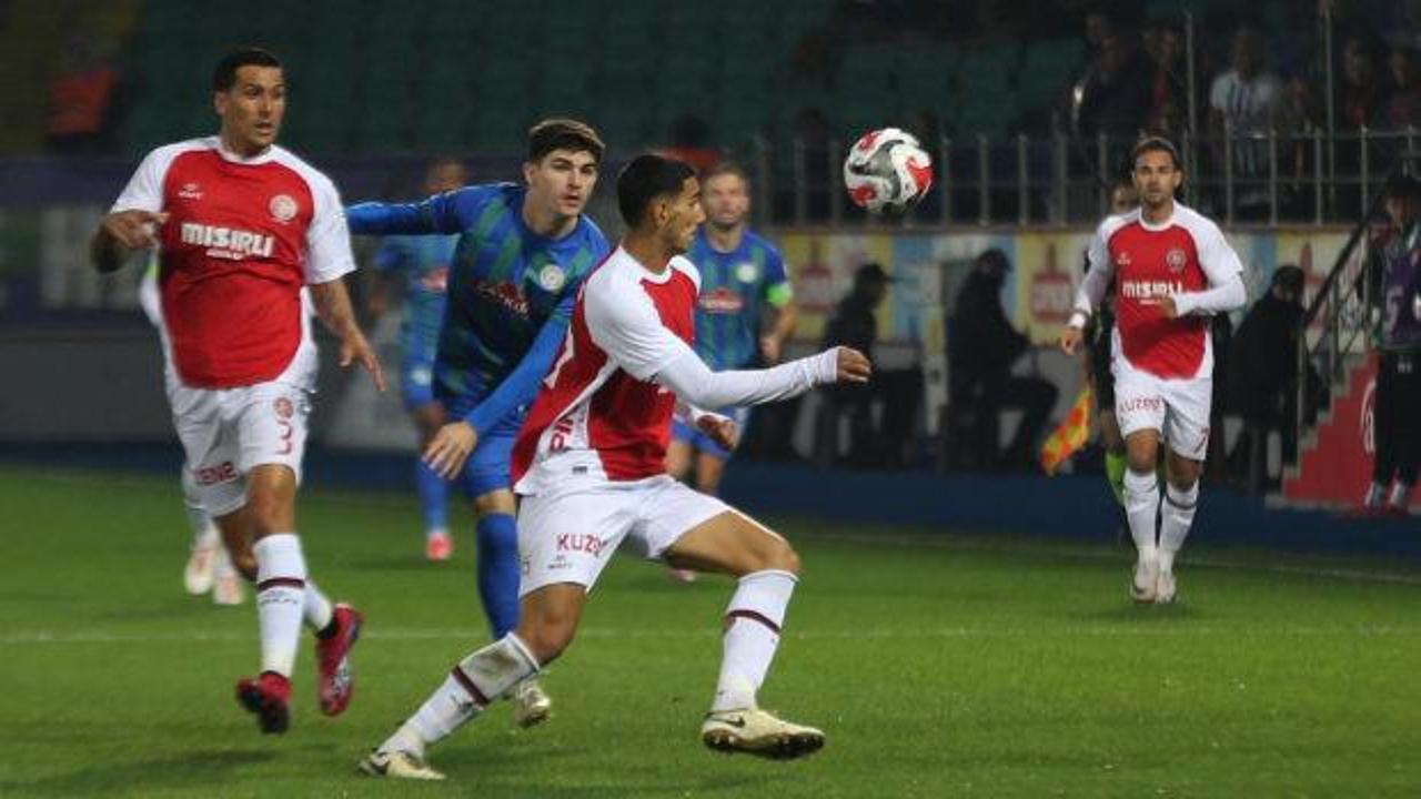 Rizespor son dakikalarda 3 puanı kaptı! 