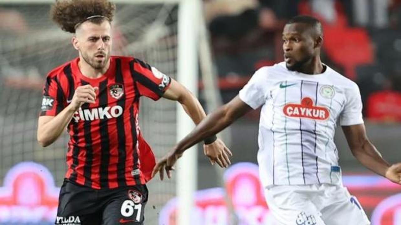 Süper Lig'de günün açılış maçı: Gaziantep FK - Çaykur Rizespor