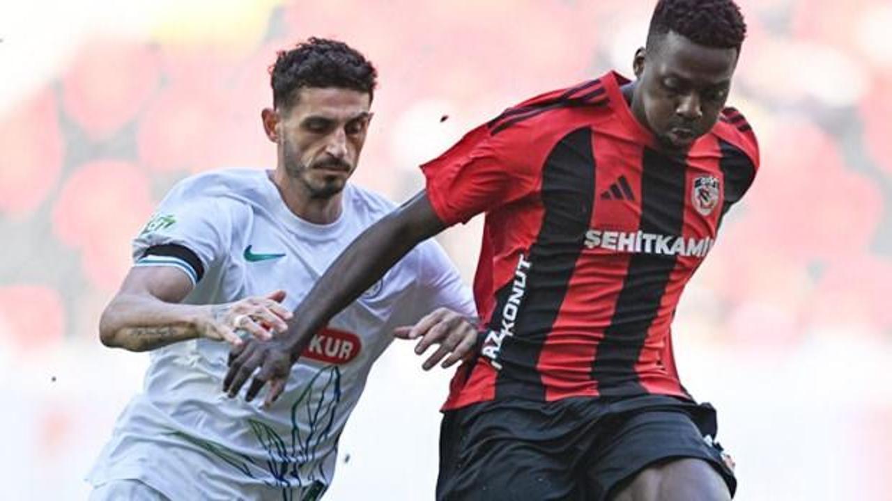 Süper Lig'de günün açılış maçı: Gaziantep FK - Çaykur Rizespor! Canlı