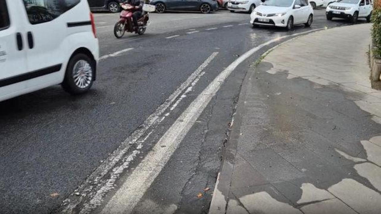 Tekirdağ'da içme suyu borusu patladı: Tonlarca su boşa aktı