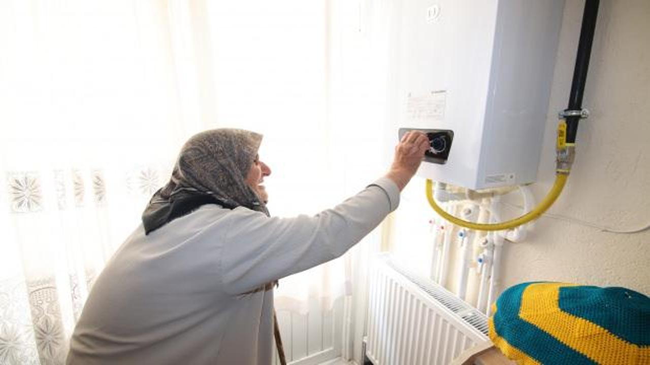 Konya Belediyesi kombi desteğine devam ediyor 