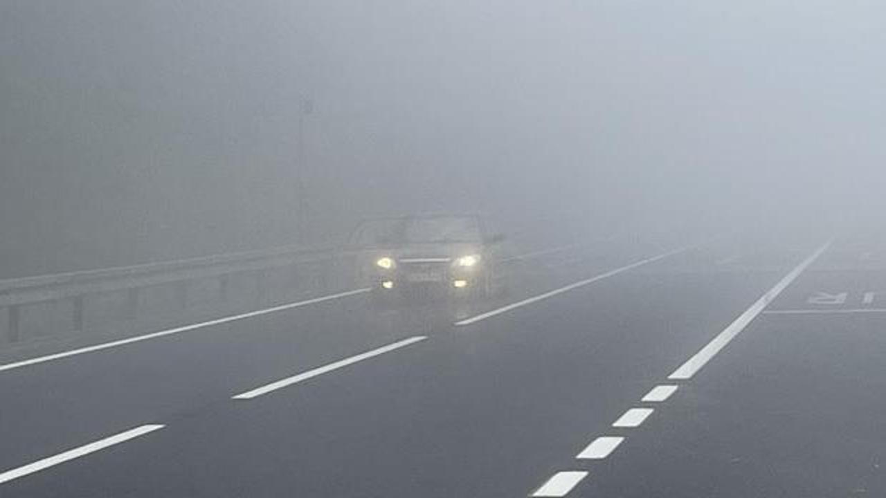 Bolu Dağı geçişinde sis etkili