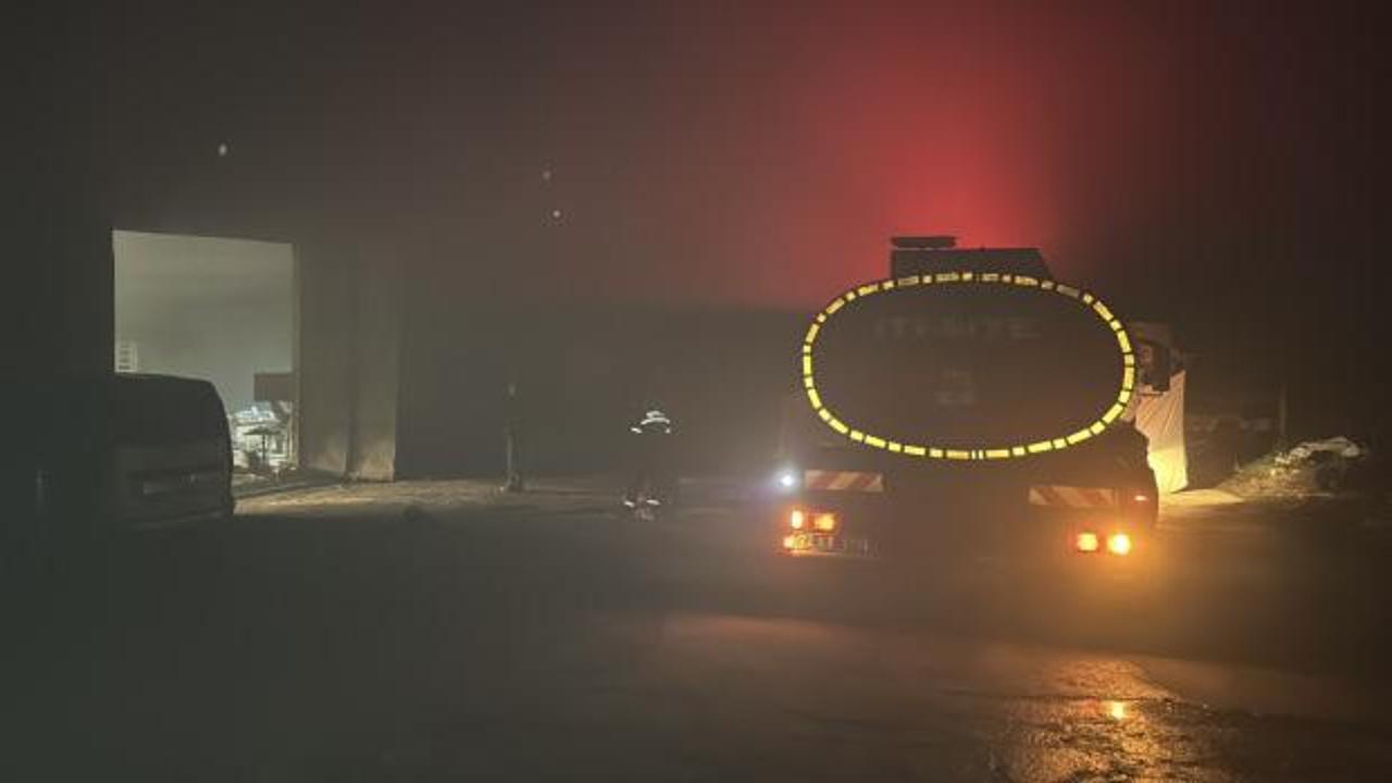 Edirne'de palet fabrikasında yangın