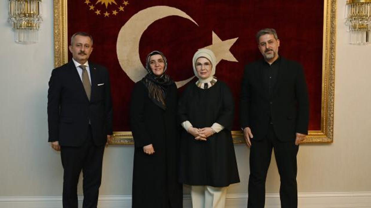 Emine Erdoğan, İstanbul Aile Vakfı temsilcileriyle bir araya geldi
