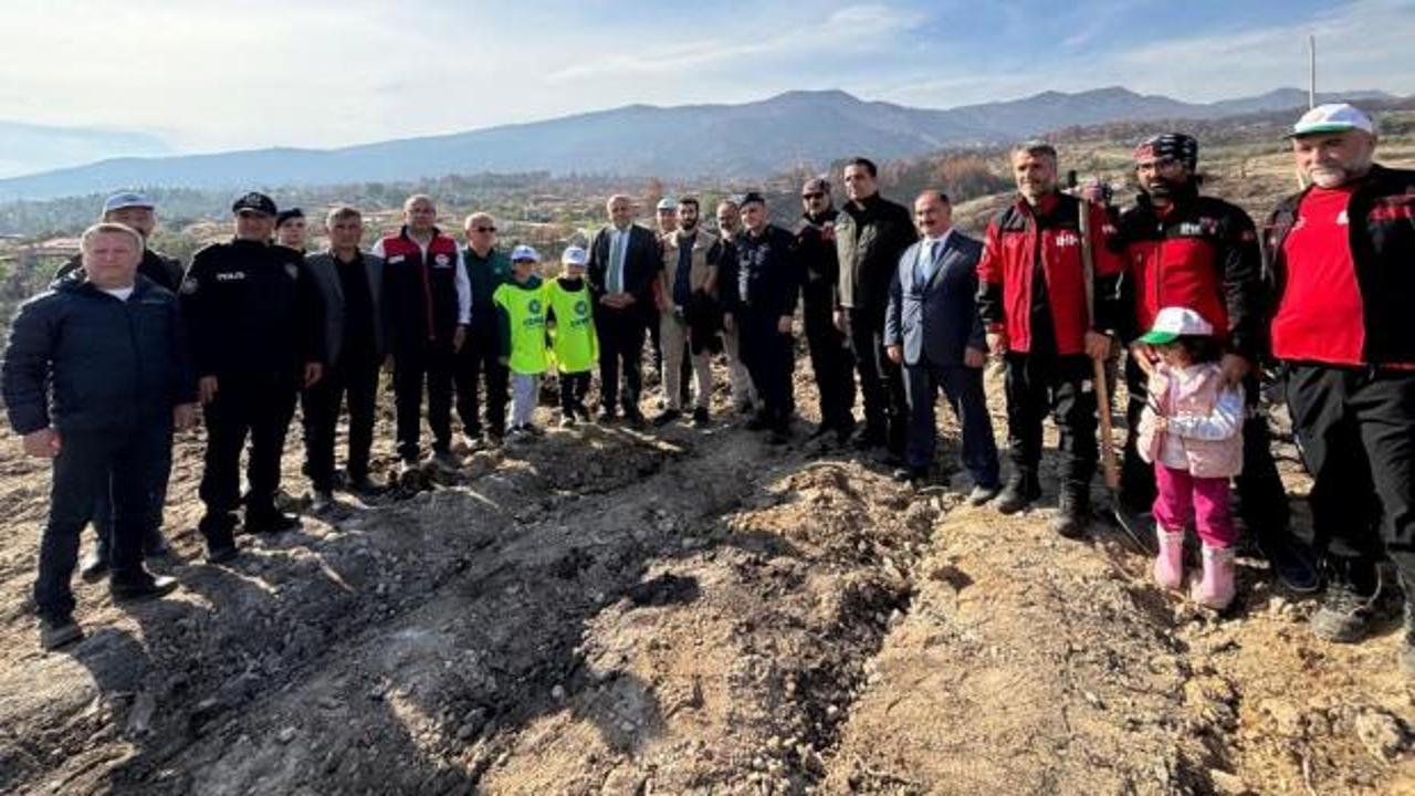 Milli Ağaçlandırma Günü'nde İHH’dan çiftçilere fidan desteği