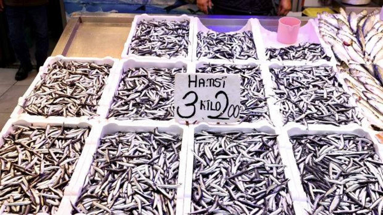 Trabzon'daki balık&ccedil;ı tezgahlarında hamsinin kilogramı 75 liradan satılıyor