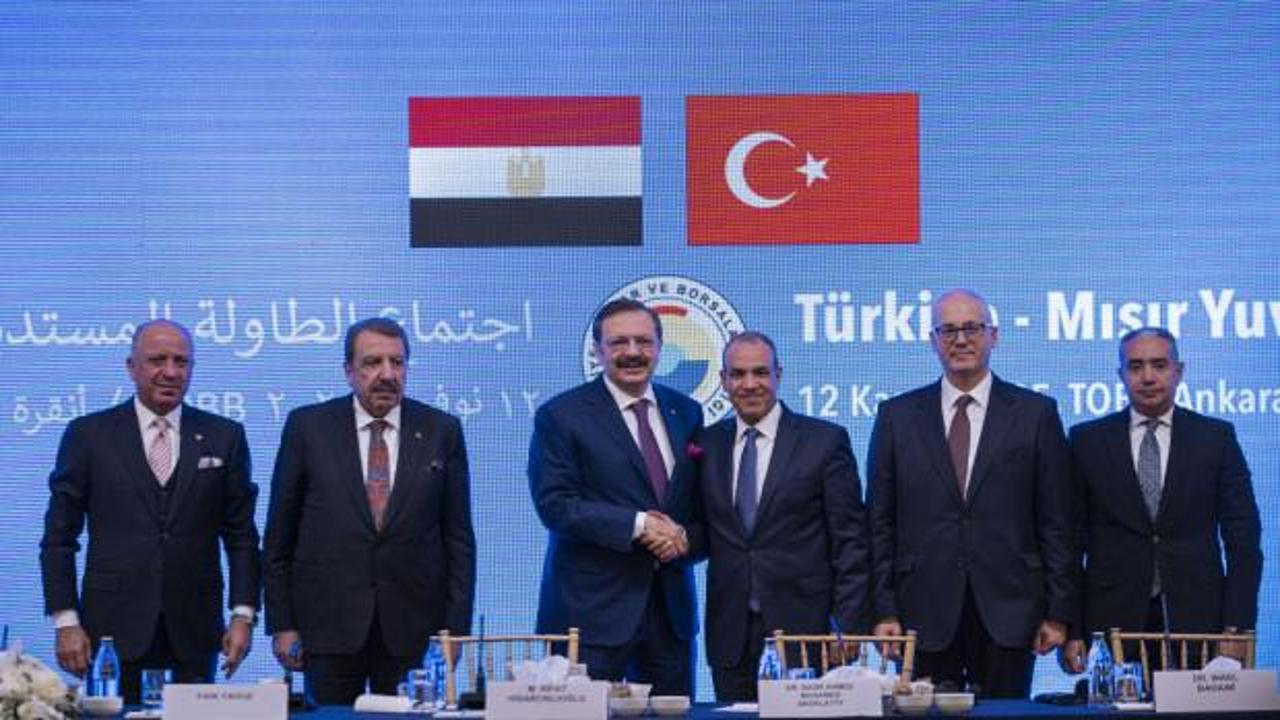Türkiye-Mısır hattında 15 milyar dolarlık ticaret hedefi!