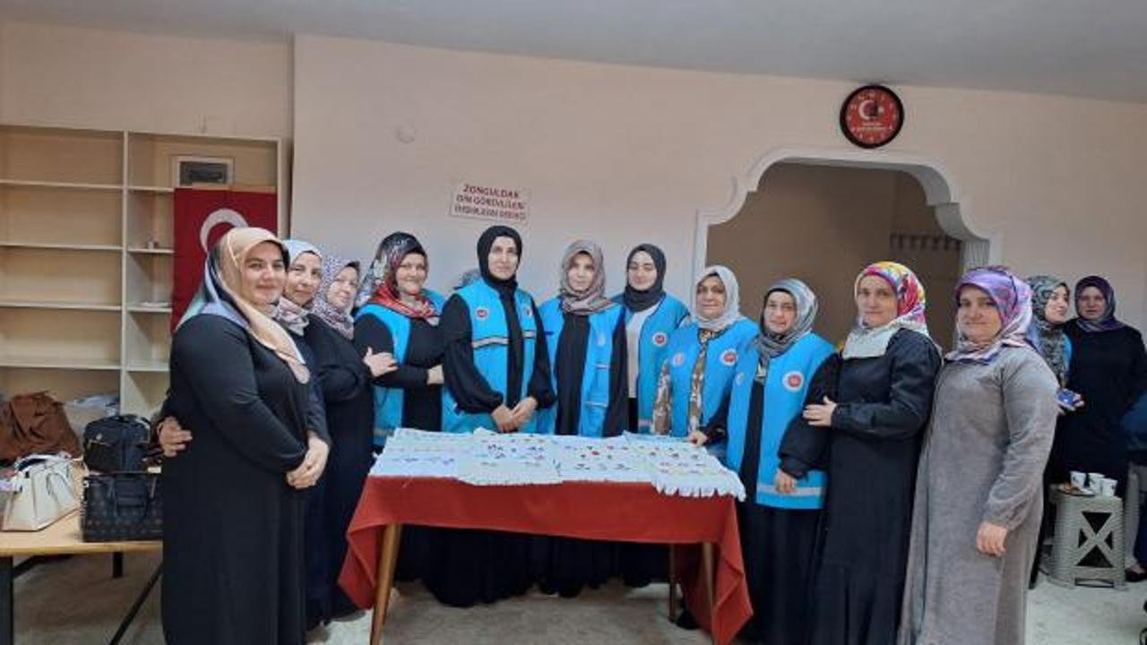 Zonguldak'ta TDV Kadın Kollarının projeleri çocukların yüreklerini ısıttı