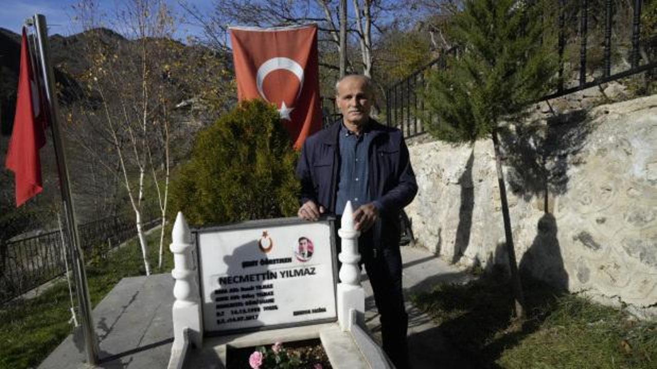 Şehit Necmettin öğretmenin babasından duygulandıran sözler