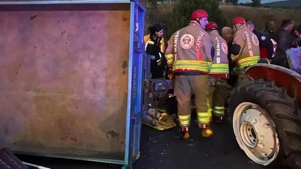 Akhisar'da zincirleme kaza: 2 ölü, 1'i ağır 7 yaralı