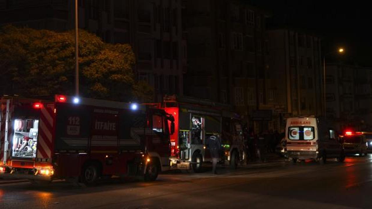 Ankara'da apartmanda patlama!