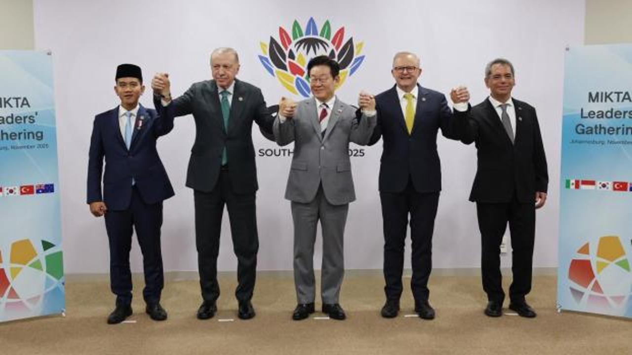 Başkan Erdoğan, MIKTA liderleriyle bir araya geldi