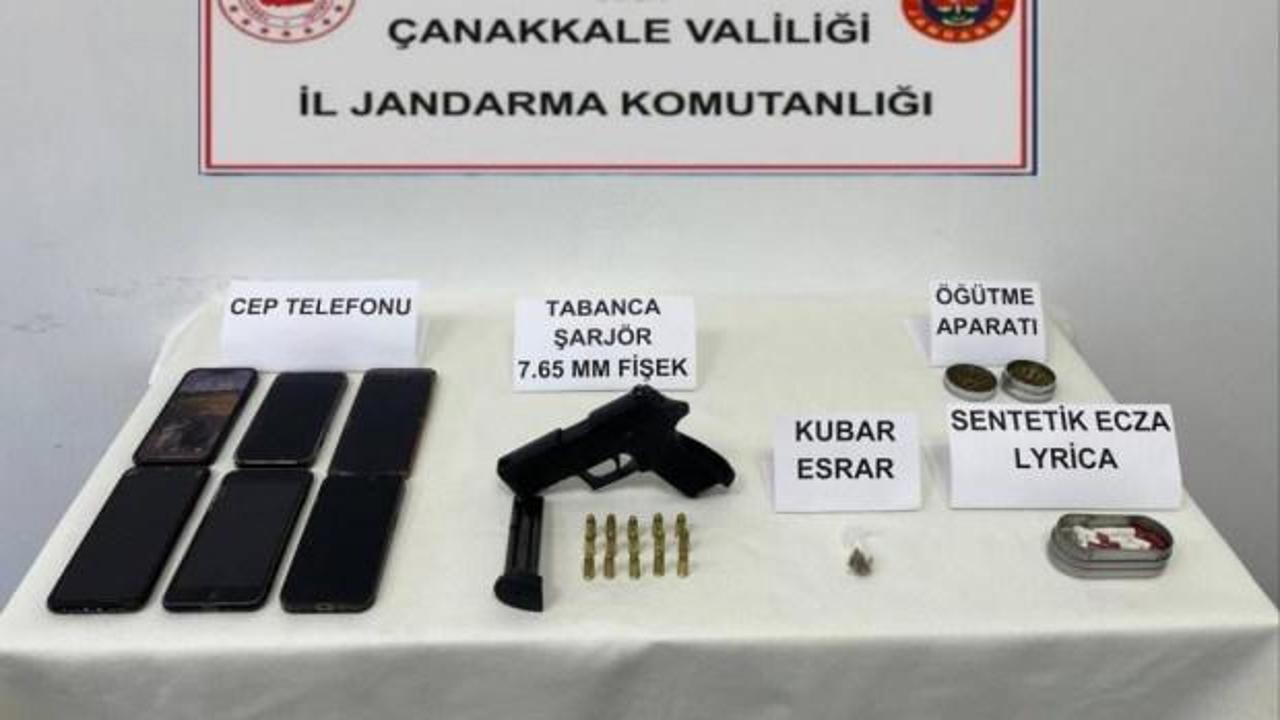 Çanakkale'de uyuşturucu operasyonu: 17 gözaltı