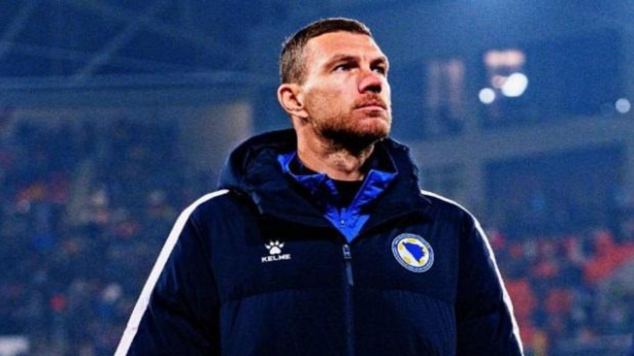 Edin Dzeko'lu Bosna Hersek tarihi fırsatı kaçırdı! 