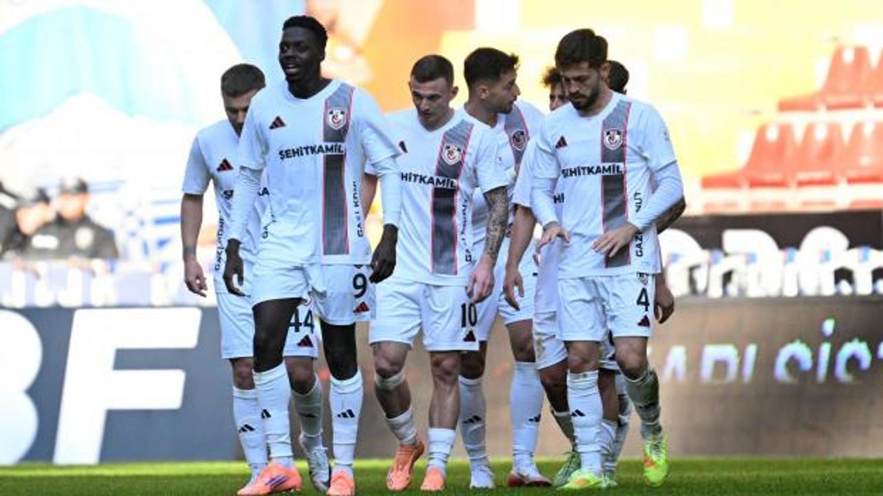 Gaziantep FK, Kayseri deplasmanında 3 puanı 3 golle aldı
