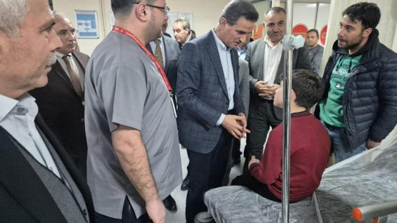 Gümüşhane'de 29 öğrenci kusma ve karın ağrısı şikayetiyle hastaneye kaldırıldı