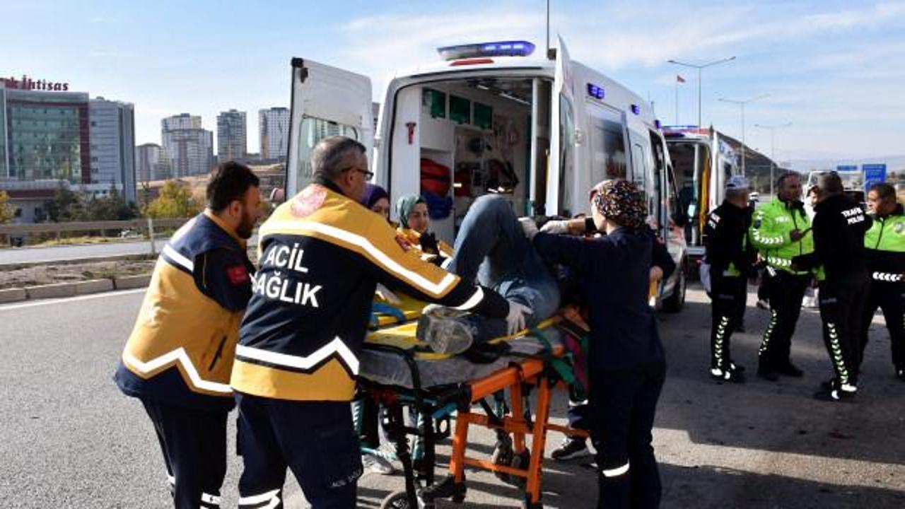 Kırıkkale'de korkutan kaza: 8 kişi yaralandı!