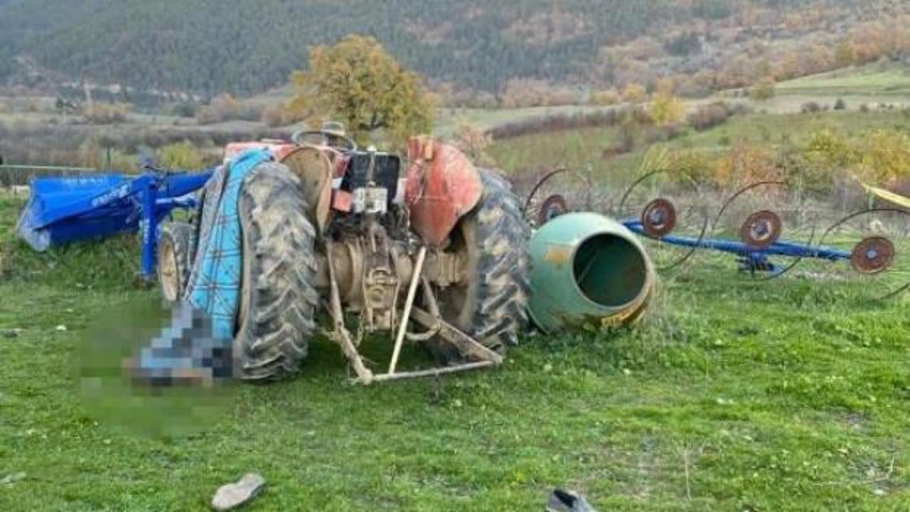 Bilecik'te traktörün altında kalan yaşlı adam hayatını kaybetti