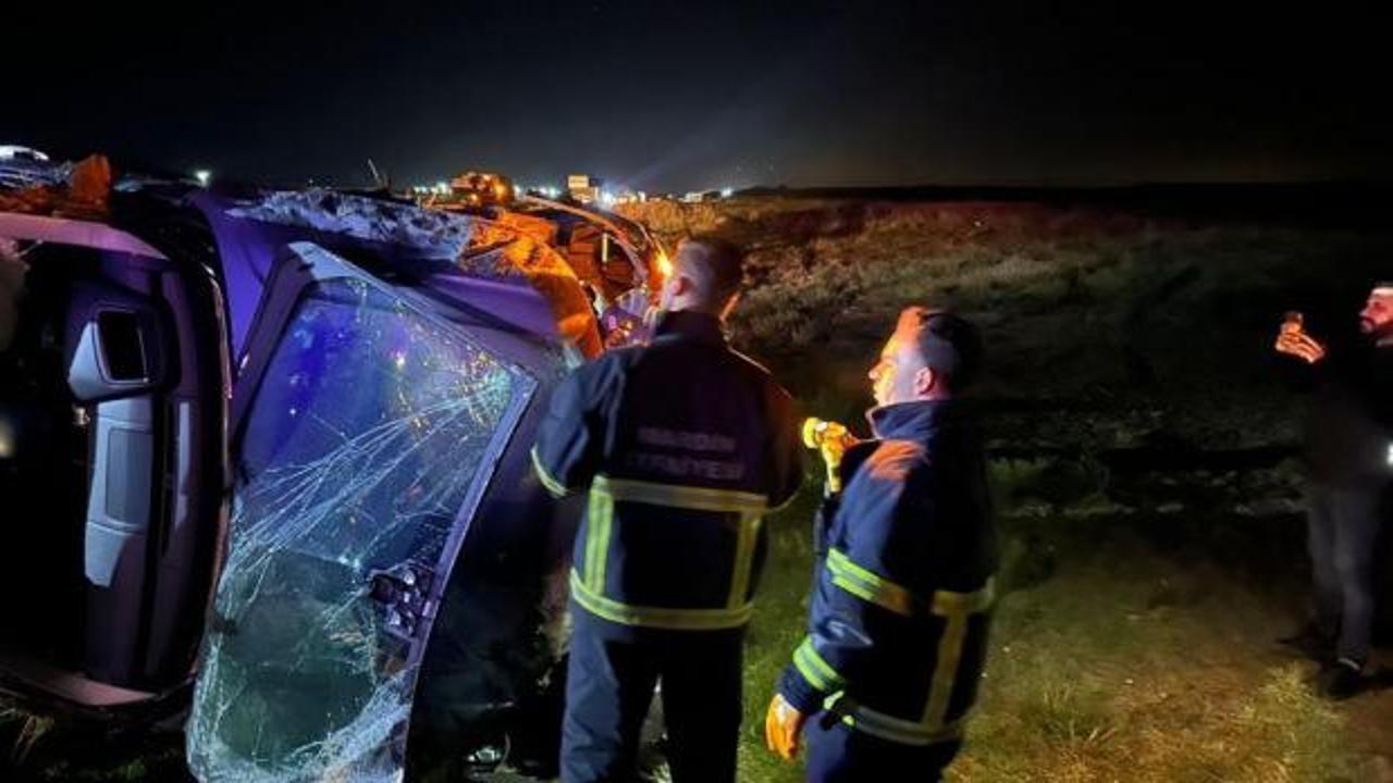 Mardin'de cip şarampole devrildi: 4 yaralı