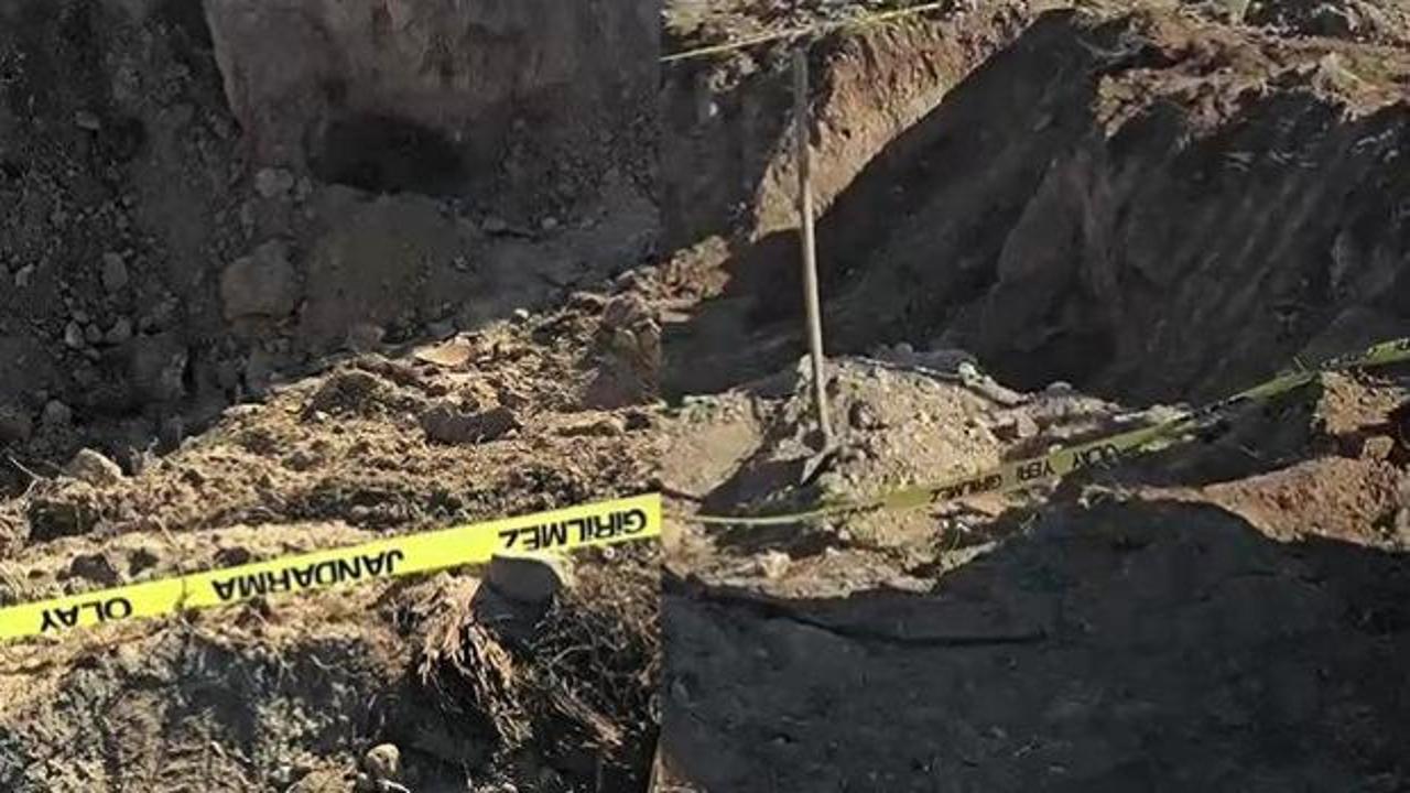 Denizli'de boru döşeme çalışması sırasında bulundu! 1500 yıllık sır keşif 