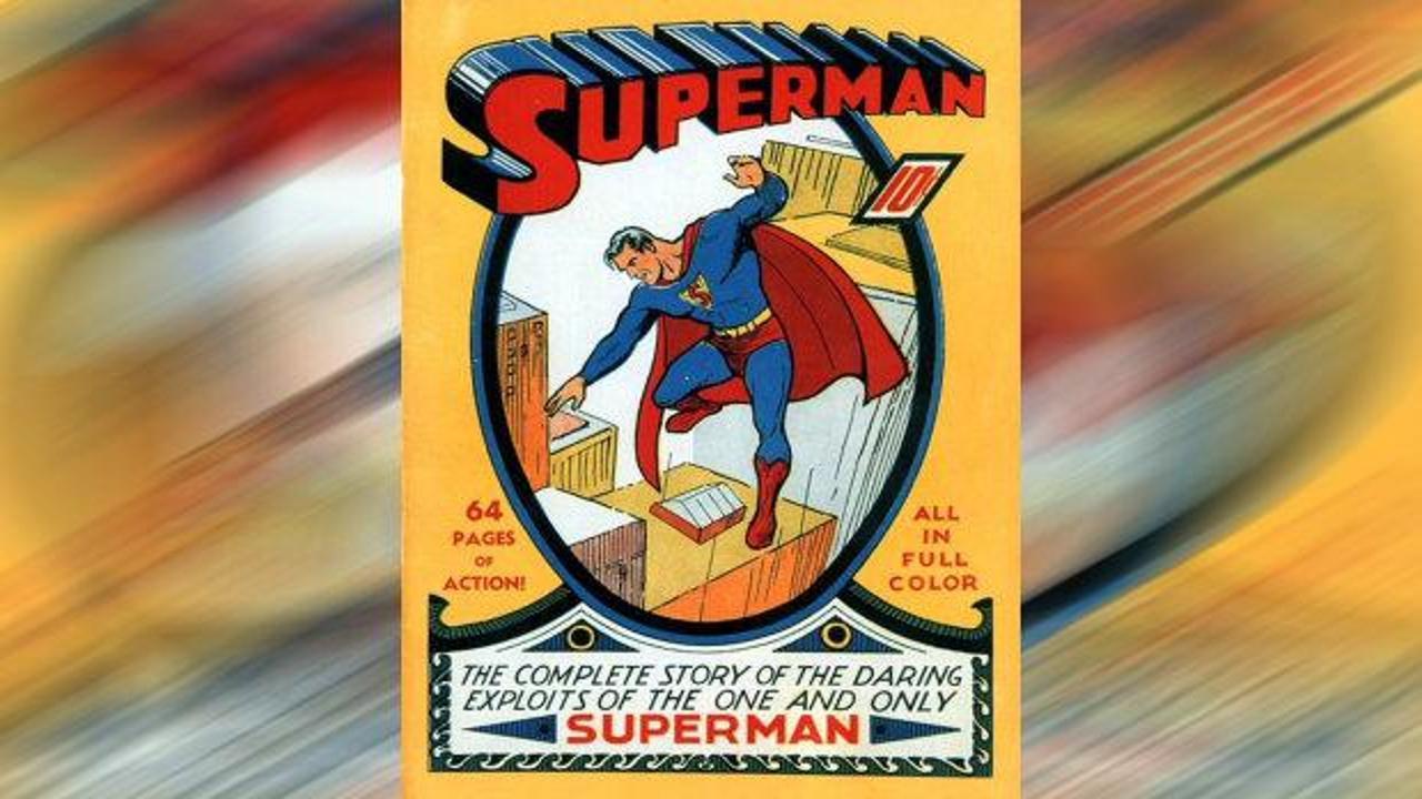Çatı katında bulunan 1939 yılında ait 'Superman' çizgi romanı rekor fiyata satıldı