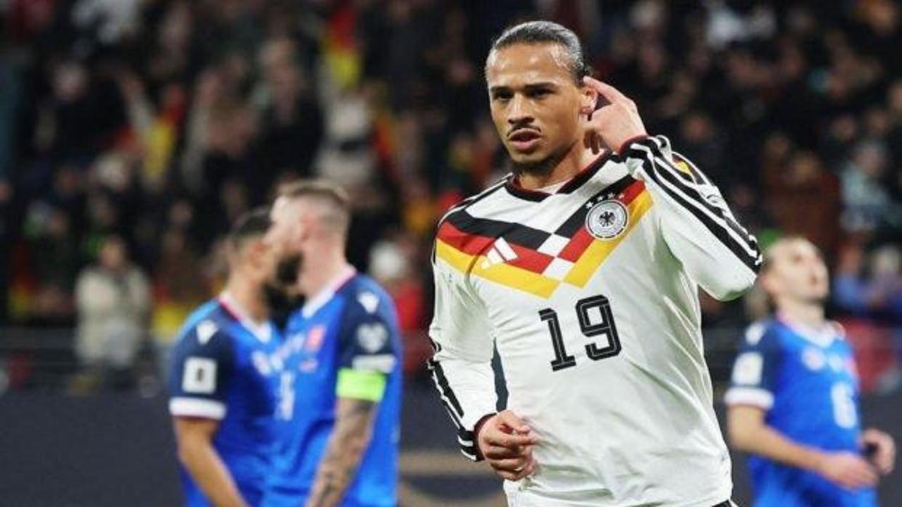 Sane maça damga vurdu! Almanya Skriniar'ın ülkesine tarihi fark attı