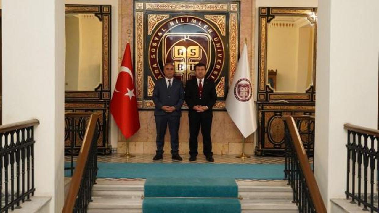 TYB İstanbul Şube Başkanı Bıyıklı&rsquo;dan ASB&Uuml; Rekt&ouml;r&uuml; Arıcan&rsquo;a ziyaret