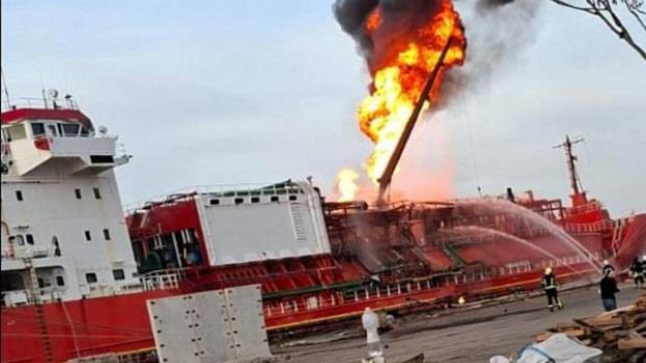 Ukrayna'daki Türk gemisi isabet aldı! İlk açıklama geldi
