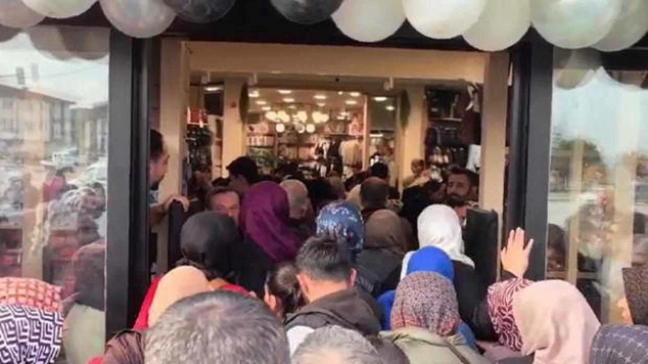 &Uuml;r&uuml;nler 10 liradan satışa sunuldu! B&uuml;y&uuml;k izhidam yaşandı