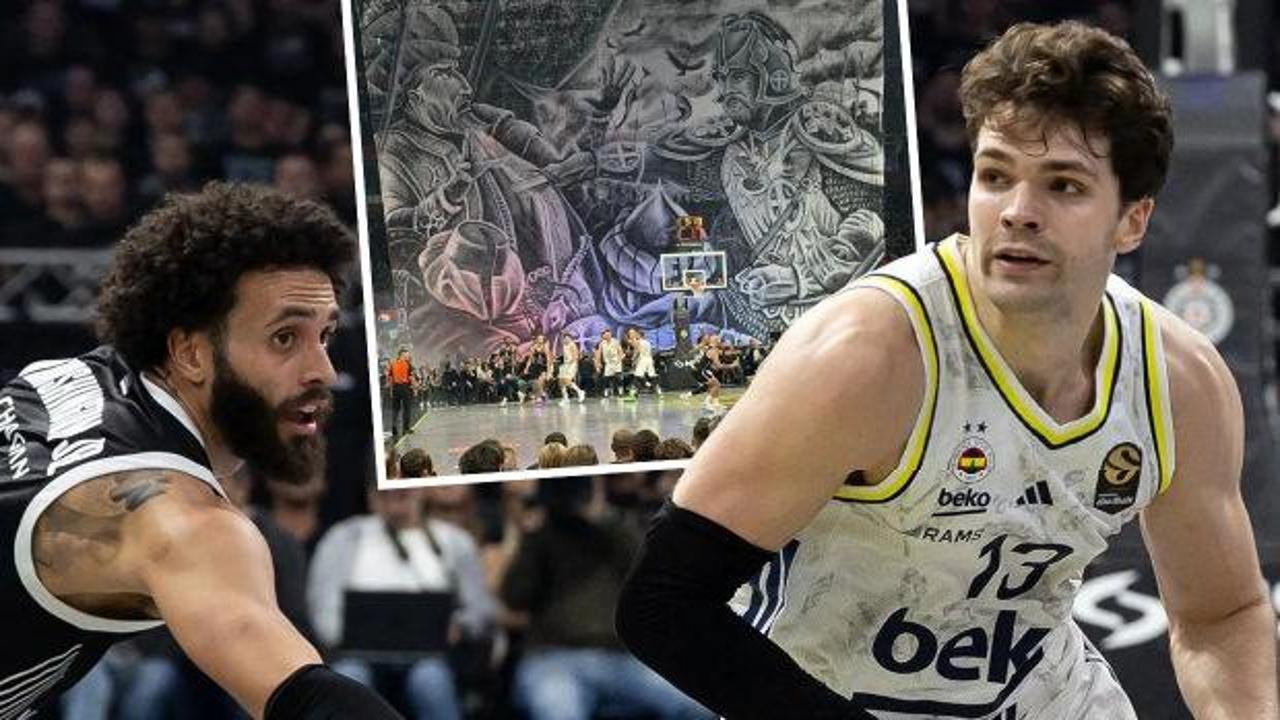 Sırplardan kışkırtıcı pankart! I. Murad'a ve Türklere hakaret