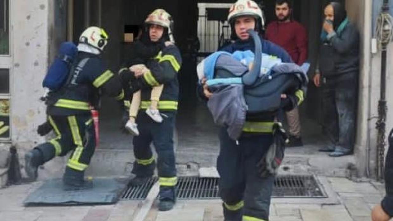 Denizli'de korkutan yangın! 17’si çocuk 21 kişi kurtarıldı