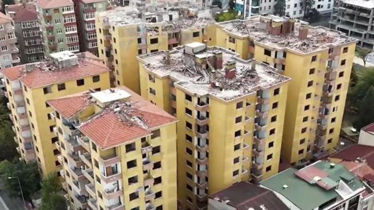  Bakan Kurum: Artık korkuyla uyumayacaklar! 8 bloklu site yeniden inşa edilecek!